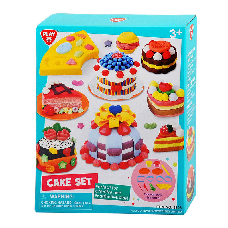Load image into Gallery viewer, Playgo kleiset gebakjes - 2 kleipotjes
