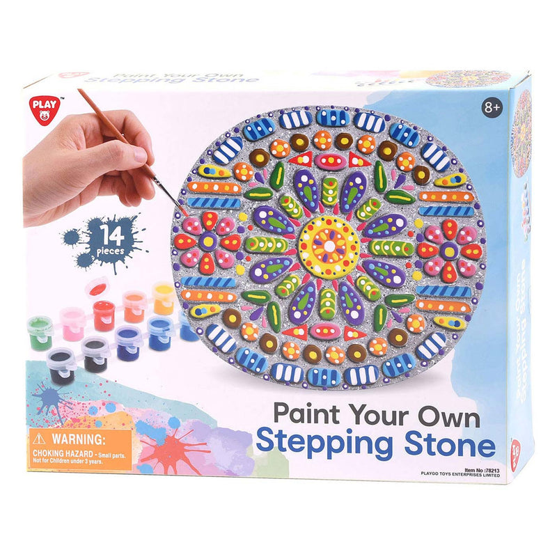 Load image into Gallery viewer, Playgo verf je eigen cementen stepping stone - 14dlg.

