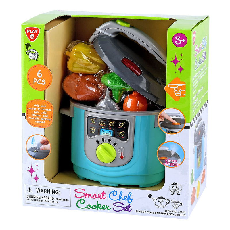 Load image into Gallery viewer, Playgo slimme cooker speelset - 6dlg.
