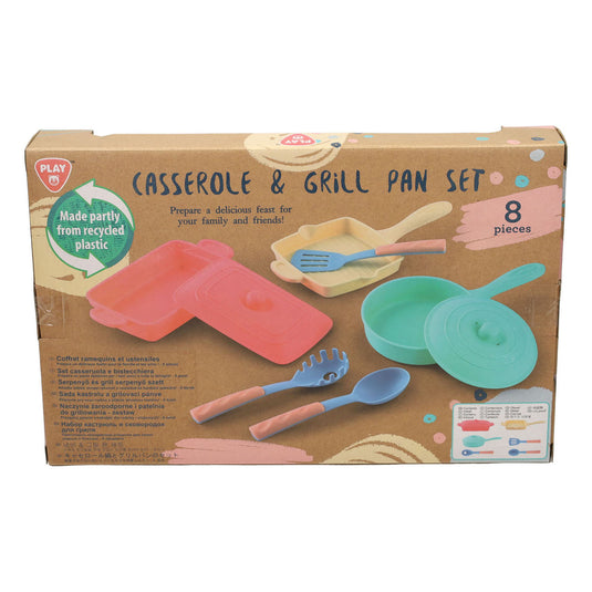 Play go braadpan en grillpan speelset - 8dlg.