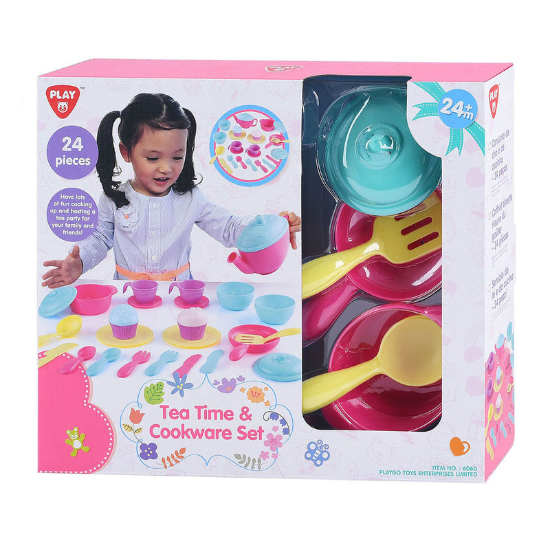 Load image into Gallery viewer, Playgo theeservies en kookaccessoires - 24dlg.
