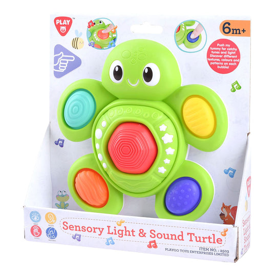 Playgo baby sensorische schildpad met licht en geluid