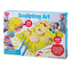 Playgo beeldhouwen kleiset met verf en accessoires - 20dlg.