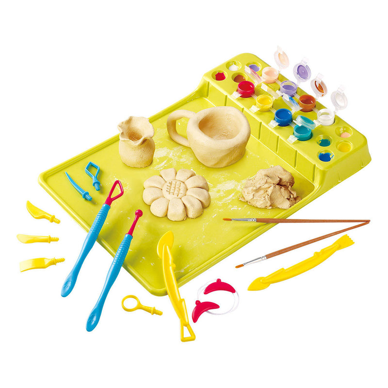 Load image into Gallery viewer, Playgo beeldhouwen kleiset met verf en accessoires - 20dlg.
