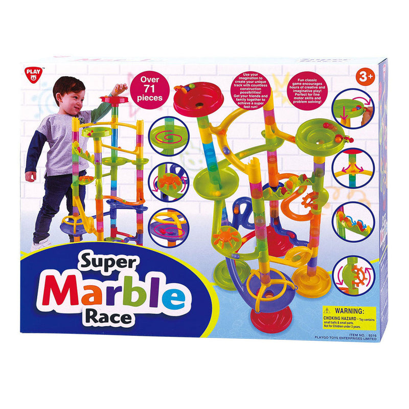 Load image into Gallery viewer, Playgo play knikkerbaan super race, 71dlg.
