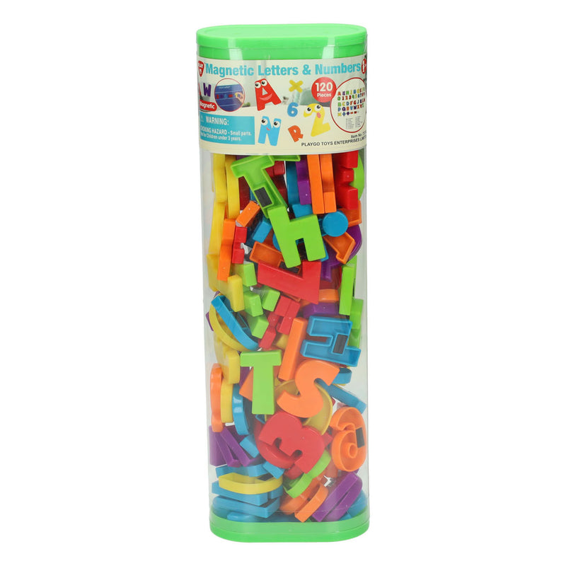 Load image into Gallery viewer, Playgo magneet letters en cijfers, 120dlg.

