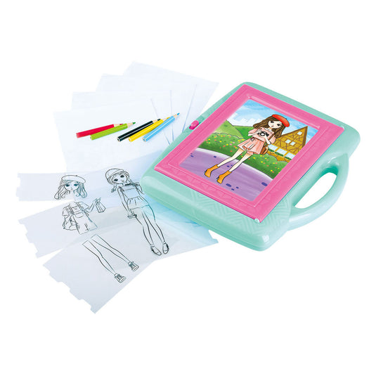 Playgo tekenprojector overtrekken modeontwerper - 28dlg.