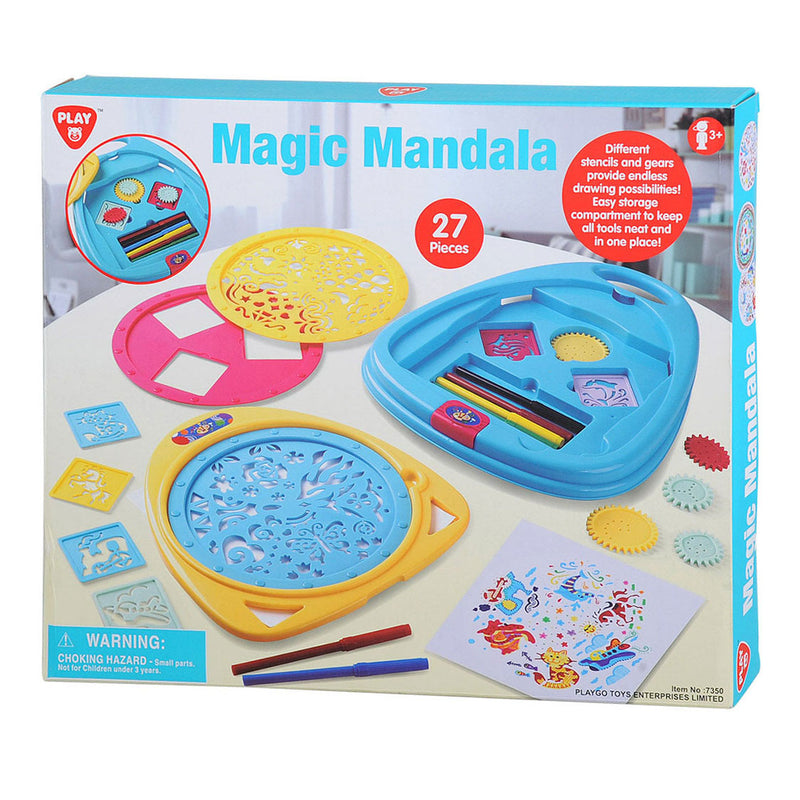 Load image into Gallery viewer, Playgo magische mandala tekenset - 27dlg.
