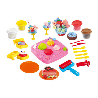 Playgo toetjes fabriek kleiset - 4 kleipotjes