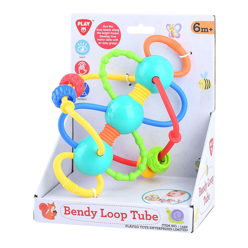 Load image into Gallery viewer, Playgo babyspeeltje buig bogen met kralen
