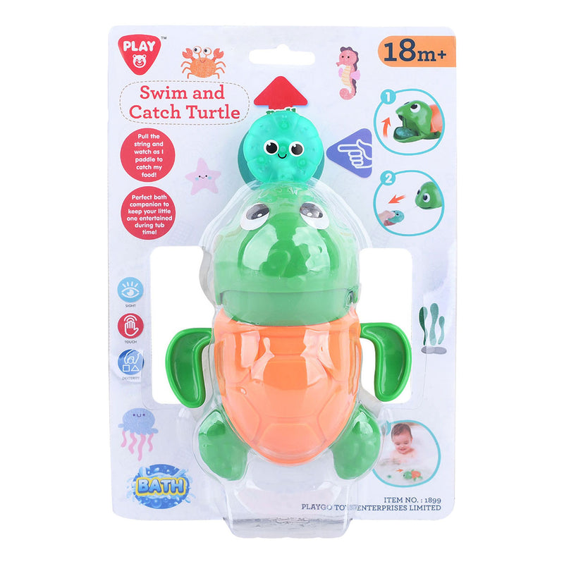 Load image into Gallery viewer, Playgo badspeelgoed vang en zwem schildpad - 2dlg.

