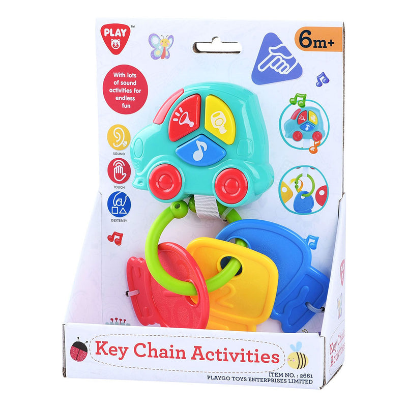 Load image into Gallery viewer, Playgo baby autosleutels blauw - 4dlg.
