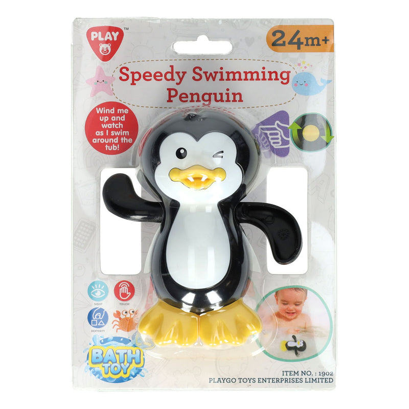 Load image into Gallery viewer, Playgo badspeelgoed speedy zwemmende pinguin
