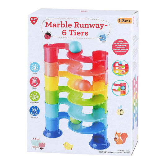 Playgo knikkerbaan met 2 grote ballen - 11dlg.