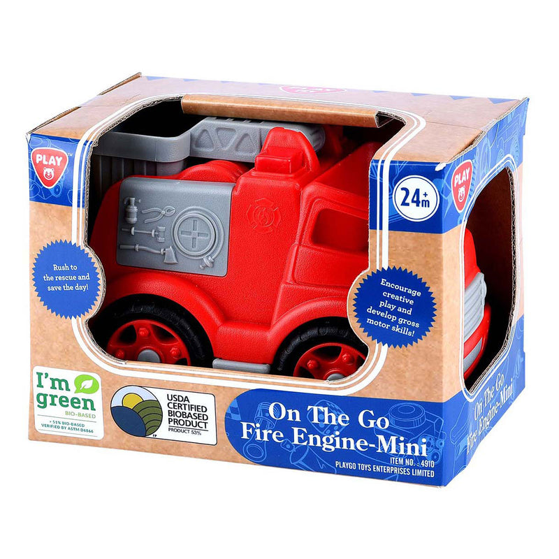Load image into Gallery viewer, Playgo bio based brandweerauto - 15cm
