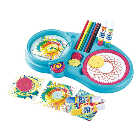 Playgo 2-in-1 spiraal tekenset - 33dlg.