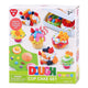 Playgo cup-cake kleiset - 4 kleipotjes