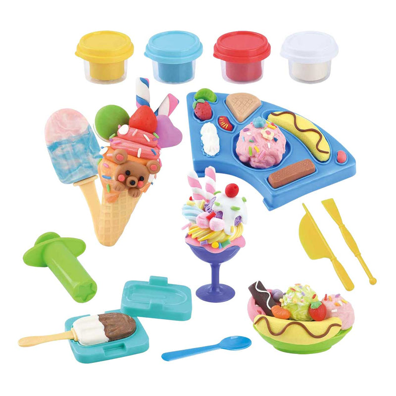 Load image into Gallery viewer, Playgo ijsjes kleiset - 4 kleipotjes
