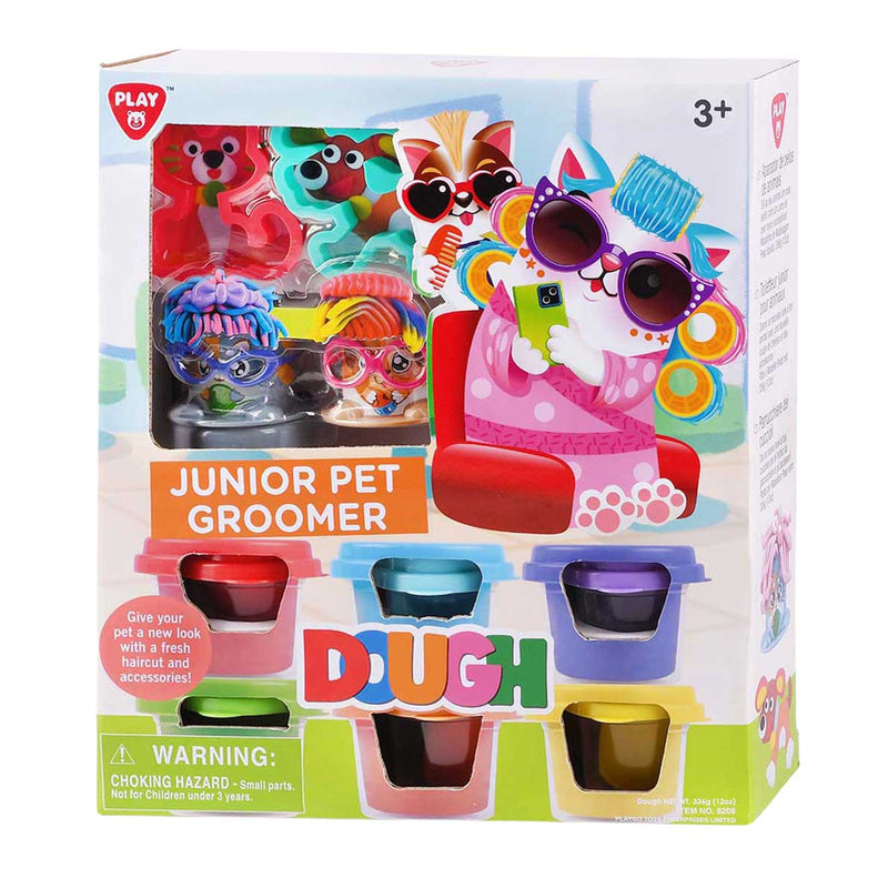 Load image into Gallery viewer, Playgo junior huisdier trimmer kleiset - 6 kleipotjes
