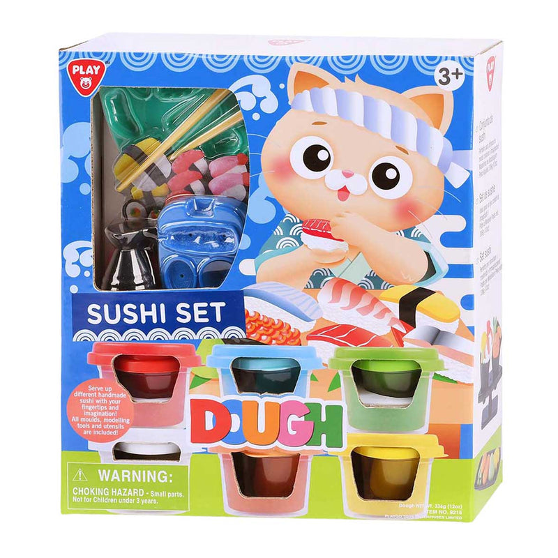 Load image into Gallery viewer, Playgo sushi kleiset - 6 kleipotjes
