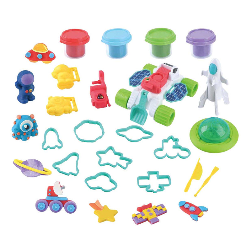 Load image into Gallery viewer, Playgo ruimte avonturen kleiset - 4 kleipotjes
