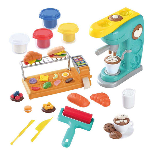 Playgo klei speelset lunchroom - creatieve kleipotjes voor kinderen.