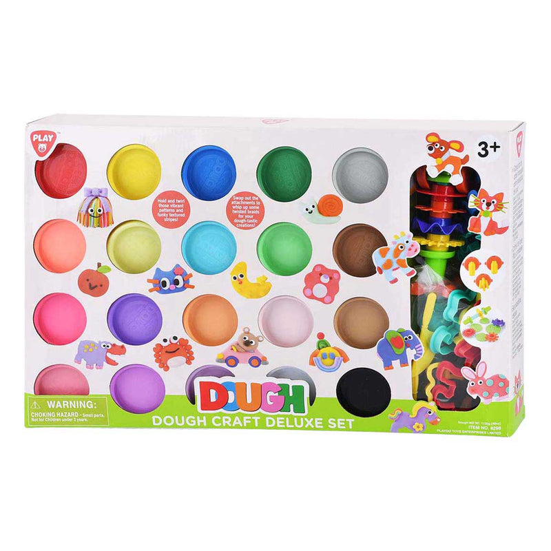 Load image into Gallery viewer, Playgo luxe knutsel kleiset - 20 kleipotjes
