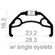Rodi Velg Blackrock 23 28 29 622 x 23C aluminium 32 gaats 14G zwart