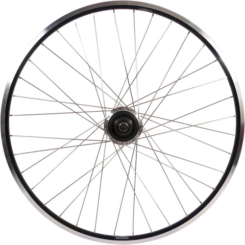 Achterwiel 28 622 x 19C met Shimano Nexus 7 naaf voor rollerbrake - zwarte geslepen velg met RVS spaken