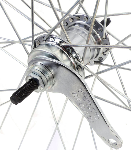 Achterwiel 28 x 1 4 zac 19 met favorit remnaaf - zilver