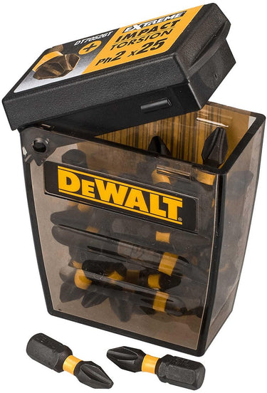 Dewalt dt70555t flextorq schroefbits ph2 25mm in tough case ve=25