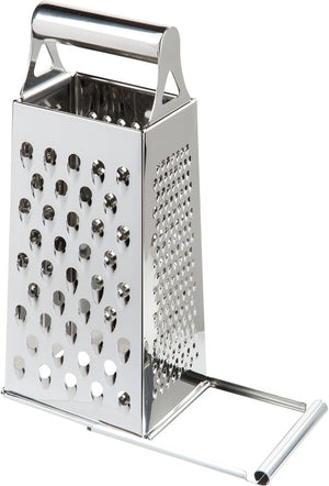 Westmark vierzijdige rasp met schuifsluiting, 4 snij- raspvlakken, hoogte: 26,4 cm, roestvrij staal, quattro, zilver, 11382270