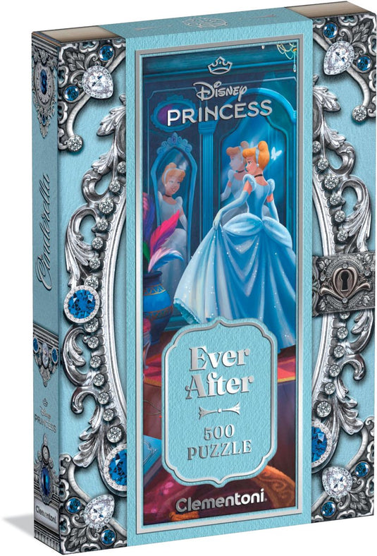Clementoni - puzzel - assepoester - disney princess - ever after collectie - 500 stukjes - vanaf 14 jaar