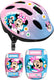 Minnie mouse helm en elleboog- kniebeschermers set - mn432507 - 50 56 cm
