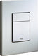 Grohe skate cosmopolitan - bedieningspaneel - dualflush - rvs
