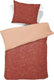 Damai - dekbedovertrekset - bio katoen - 140x200 220 cm - rood + 1 kussensloop 60x70