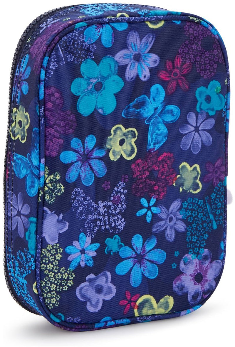 Load image into Gallery viewer, Kipling 100 pens etui dark flower stamp
