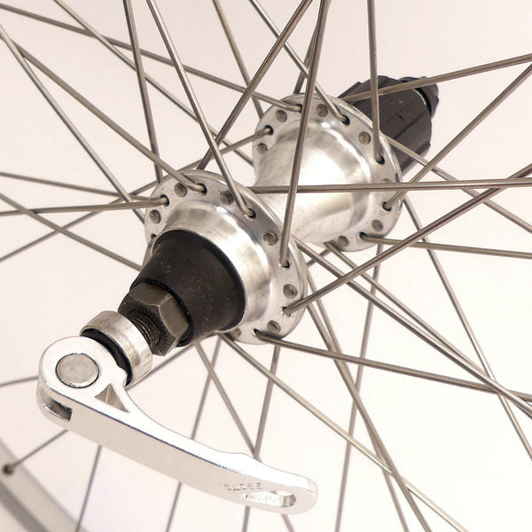 Rear wheel Rodi Connect 28" / 622x19 with quick release and stainless steel spokes - silver