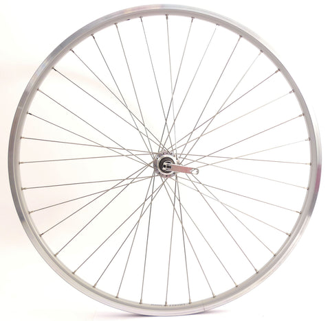 Rear wheel Rodi Connect 28" / 622x19 with quick release and stainless steel spokes - silver