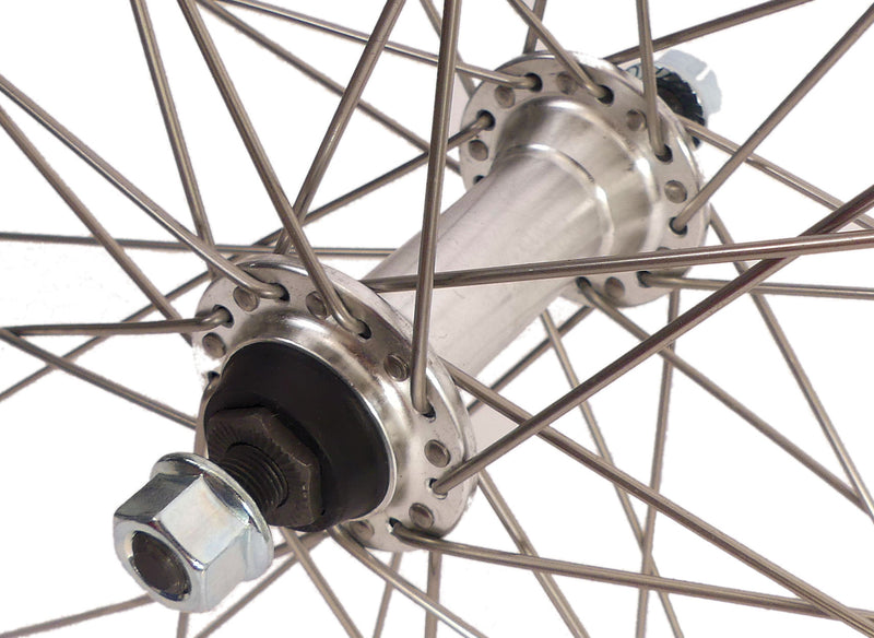 Load image into Gallery viewer, Rodi Voorwiel 28 inch 622x19 Skorpion 36 gaats + QR zilver
