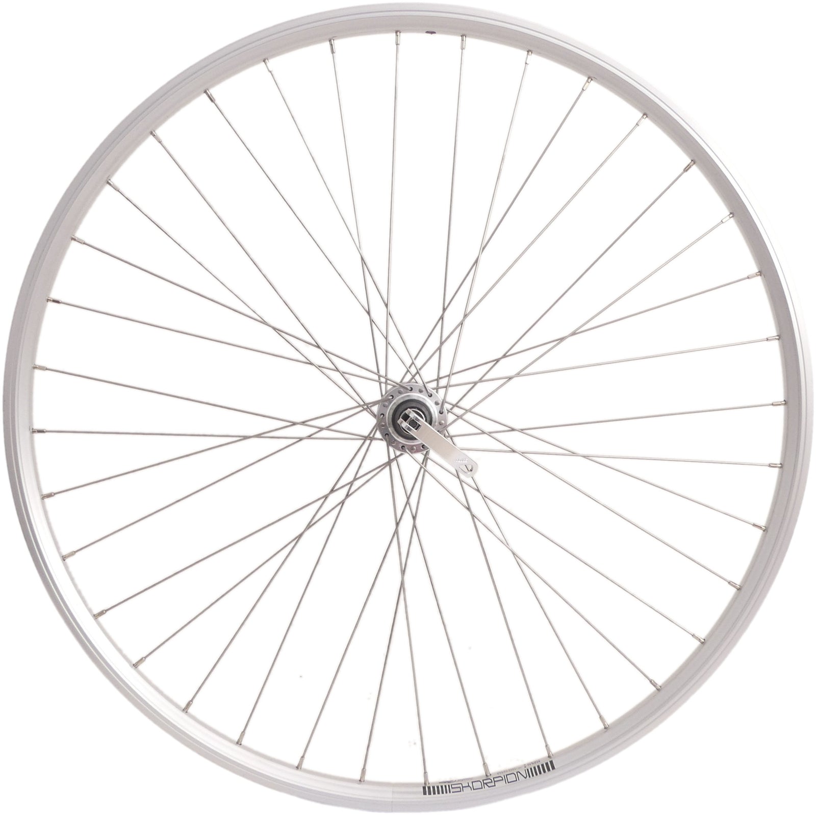 Rear wheel Rodi 28 inch / 622x19 - Skorpion - 36 holes FM32 - 8/9 speed hub + QR - silver