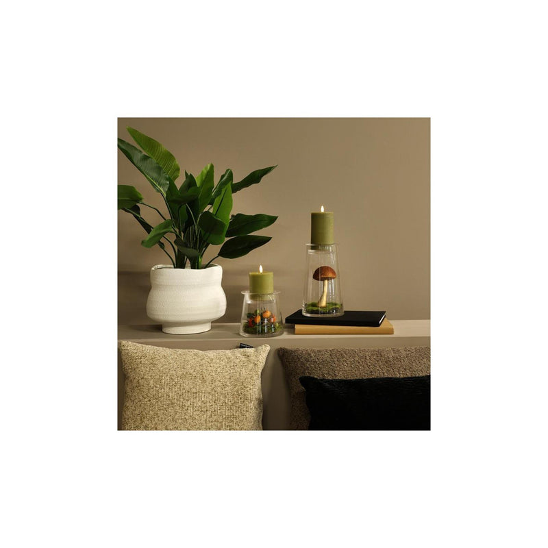 Load image into Gallery viewer, Countryfield deco glas hanny met komdeksel helder 14xh13,5cm
