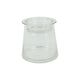 Countryfield deco glas hanny met komdeksel helder 14xh13,5cm