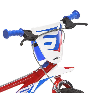 Dino bikes dino jongensfiets r1 16 inch met knijpremmen rood blauw