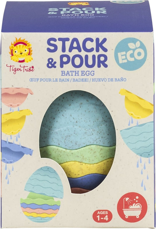 Tiger tribe stack pour bad ei - eco bioplastic - 1-4 jaar