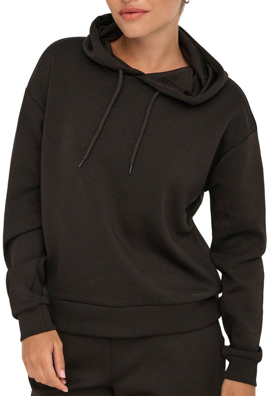 Only play only - onplounge hood ls swt noos dames sportsporttop