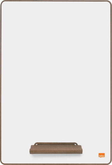 Nobo a4 mini whiteboard - met standaard en pennengoot - pak van 4 stuks