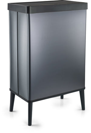 Curver verto high - prullenbak 54l - grijs blauw - 44x27x69cm
