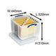 Doos archiefoplossing realy useful box 440x520x310mm 42l stapelbaar deksel
