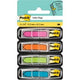 Pijl-index post-it 684-arr4 12mm assorti neon beschrijfbaar verwijderbaar 96vel
